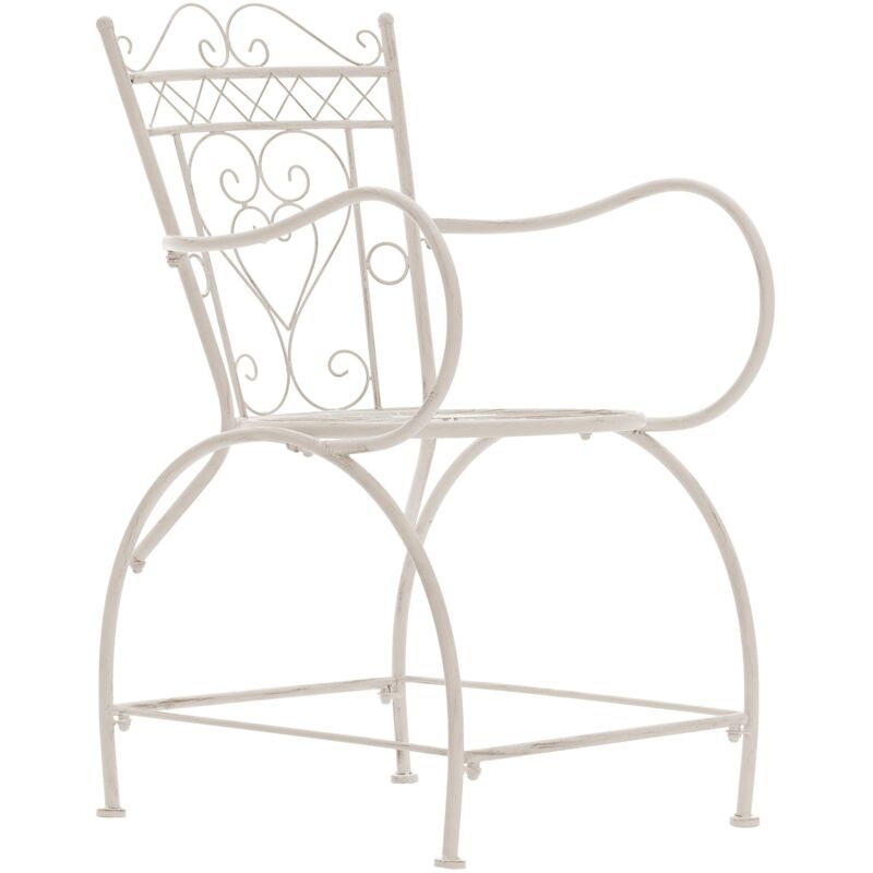 CLP Chaise d'ext&eacute;rieur Sheela - Couleur Cr&egrave;me antique