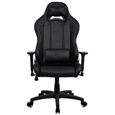 Chaise de jeu Arozzi Torretta SoftPU - Noir pur  Arozzi Cuir polyuréthane  Arozzi  Noir pur