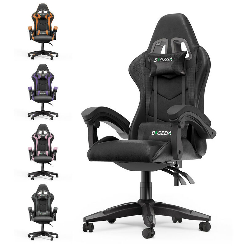 Bigzzia - Fauteuil Gamer Chaise Gaming Ergonomique - Siège Gamer