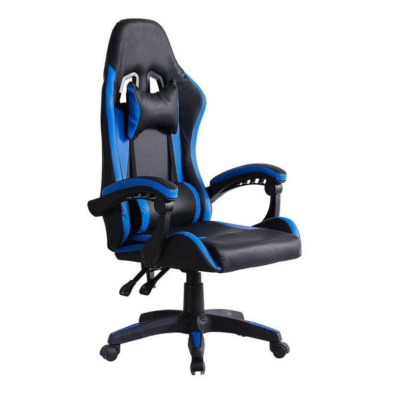 Chaise de Jeu Ergonomique avec appuie-tête et Soutien Lombaire, Chaises de Gamer de Course, Bleu