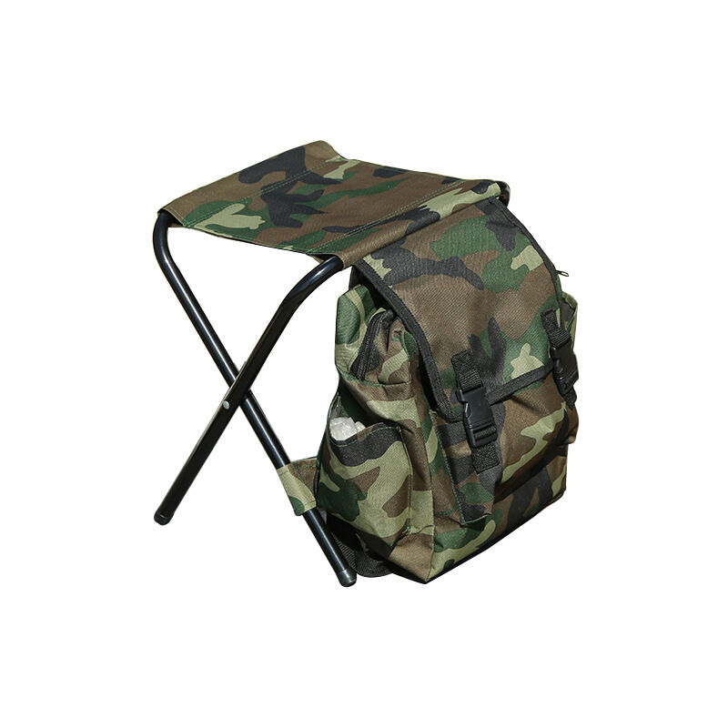 Aafgvc - Chaise de pêche pliable 2 en 1, chaise de sac à dos portable pour événements de randonnée en plein air, pêche sur la plage,