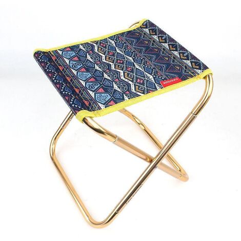 Chaise de pêche pliante ultralégère en alliage d'aluminium pour les voyages en plein air