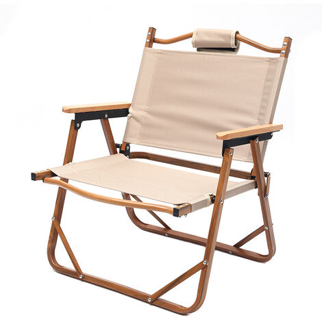 Chaise de Plage Pliable Portable Fauteuil de Camping Bas Dossier Haut en Maille Ultraléger avec Sac de Transport