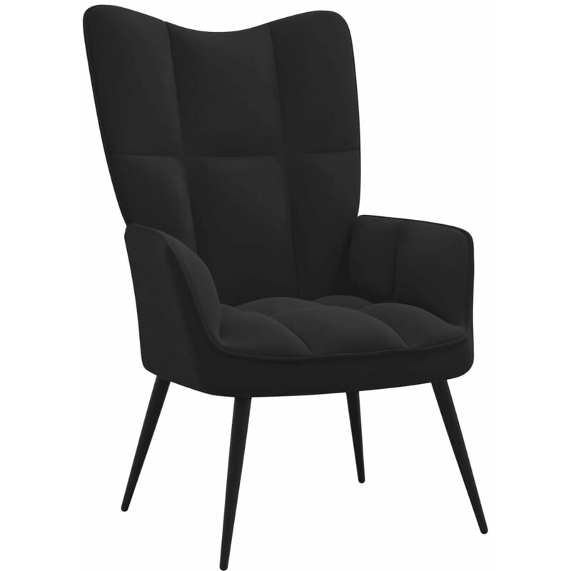 Fauteuil rembourré dans le conception de couleurs variées modernes et élégantes différentes couleurs couleur : Noir