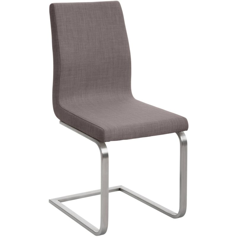 Chaise Belfort revêtement en tissu Gris