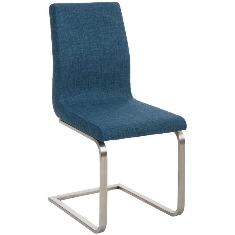 CLP - Chaise Belfort revêtement en tissu Bleu