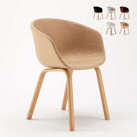 Chaise de salle à manger bureau et salon au design scandinave Komoda