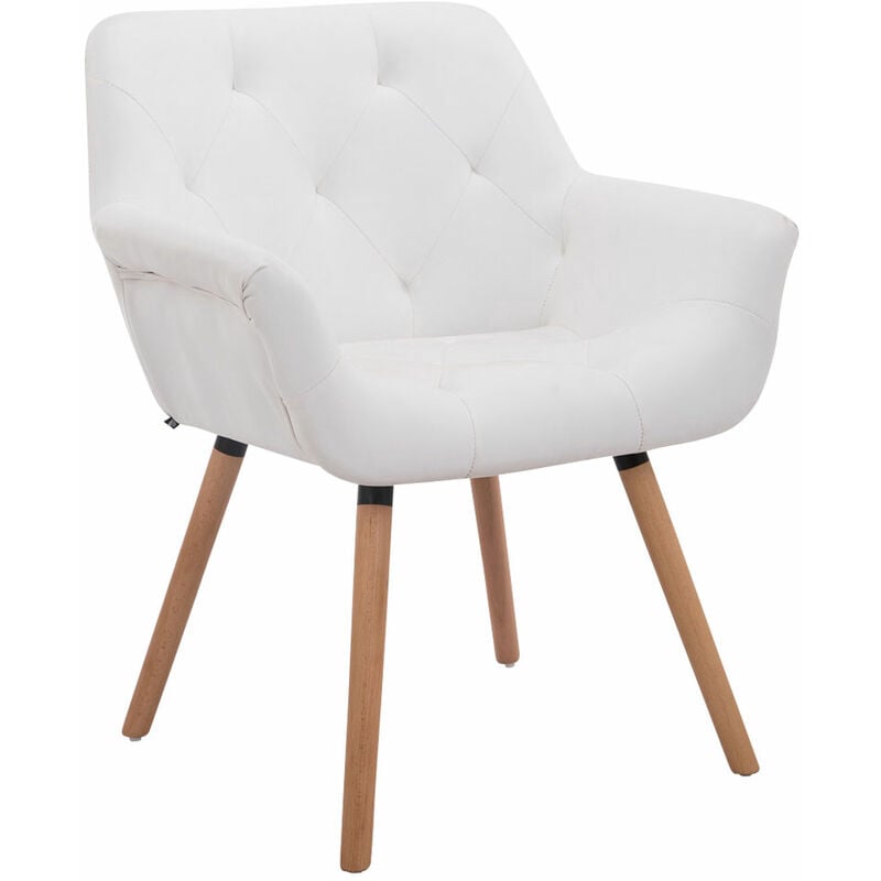 Fauteuil rembourré et élégamment matelassé de couleur de couleur différentes couleurs colore : Blanc