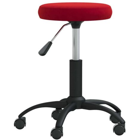 Chaise de salle à manger  Chaise de cuisine Rouge bordeaux Velours