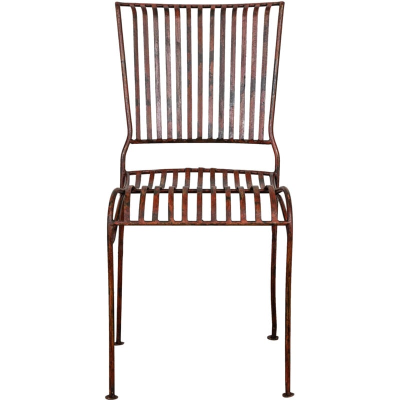 Chaise de salle à manger de cuisine en bois 41x86x51 cm Chaise de jardin Chaise extérieure intérieure Chaises finition antique