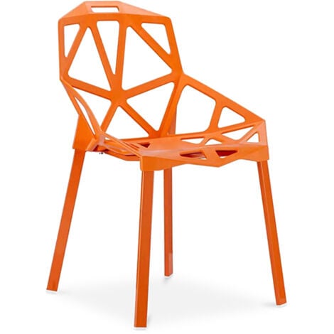 Chaise de salle à manger design - Hit Orange