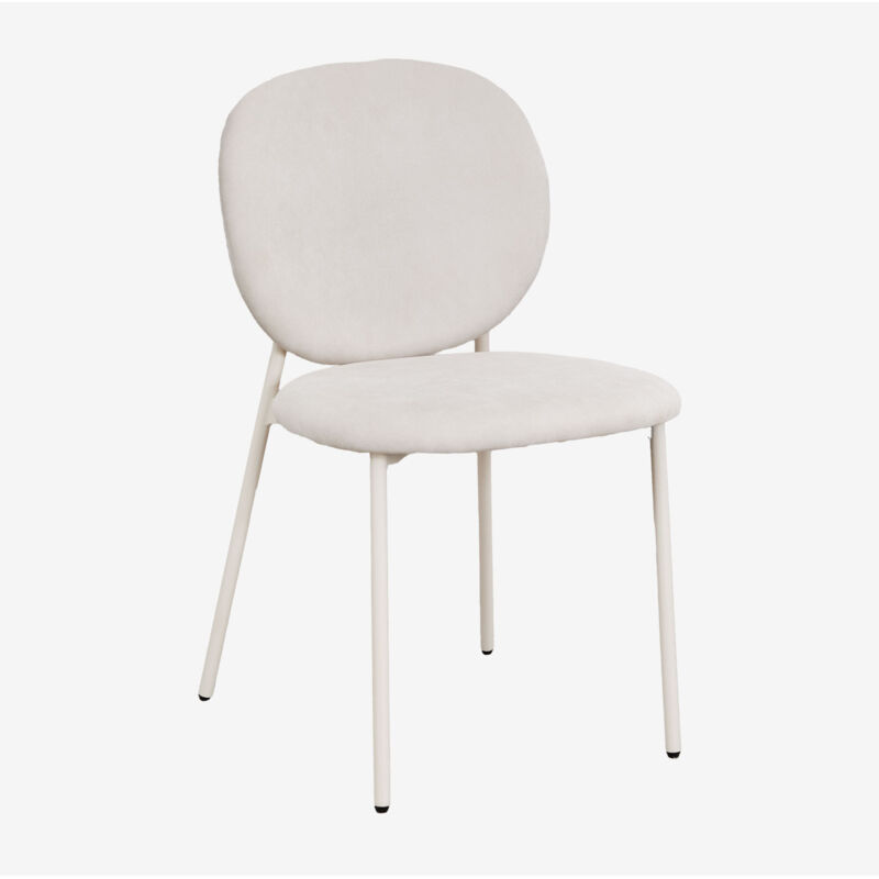 Sklum - Chaise de salle à manger empilable rembourrée Gloriel