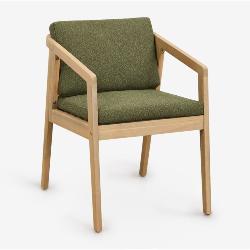 Sklum - Chaise de salle à manger en bois d'acacia Kaela