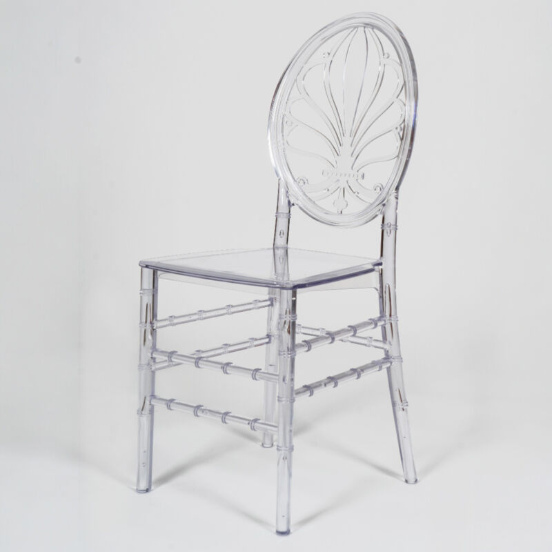 Chaises en polycarbonate transparent Chaise de cuisine empilable 39x40x91 cm Chaise Salle à manger et chambre en plastique Chaises en polycarbonate transparent Chaise de cuisine empilable 39x40x91 cm Chaise Salle à manger et chambre en plastique