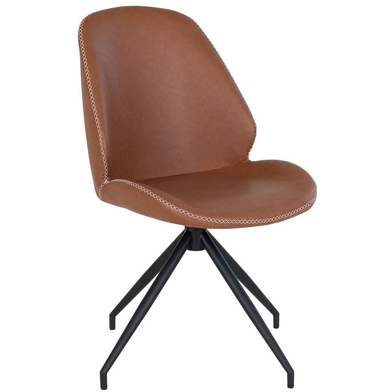 Vivol - Chaise de salle à manger Gerona - Marron Vintage