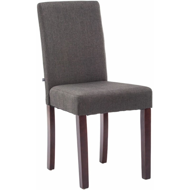 CLP - Chaise de chaise de salon vintage avec dossier élevé dans différentes couleurs Couleur : Gris foncé