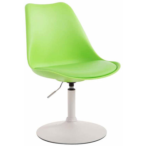 Chaise de Salle à manger Maverick avec pied trompette Blanc Vert