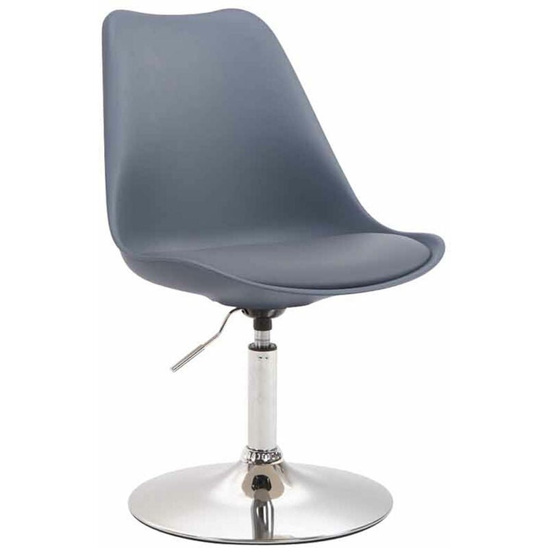 CLP - Chaise d'apparence moderne avec tabouret pivotant de conception de jambe différentes couleurs colore : Gris