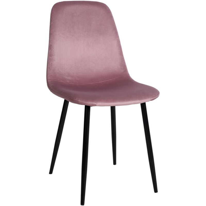 CLP - Chaise de salle à manger Napier Rose Velours