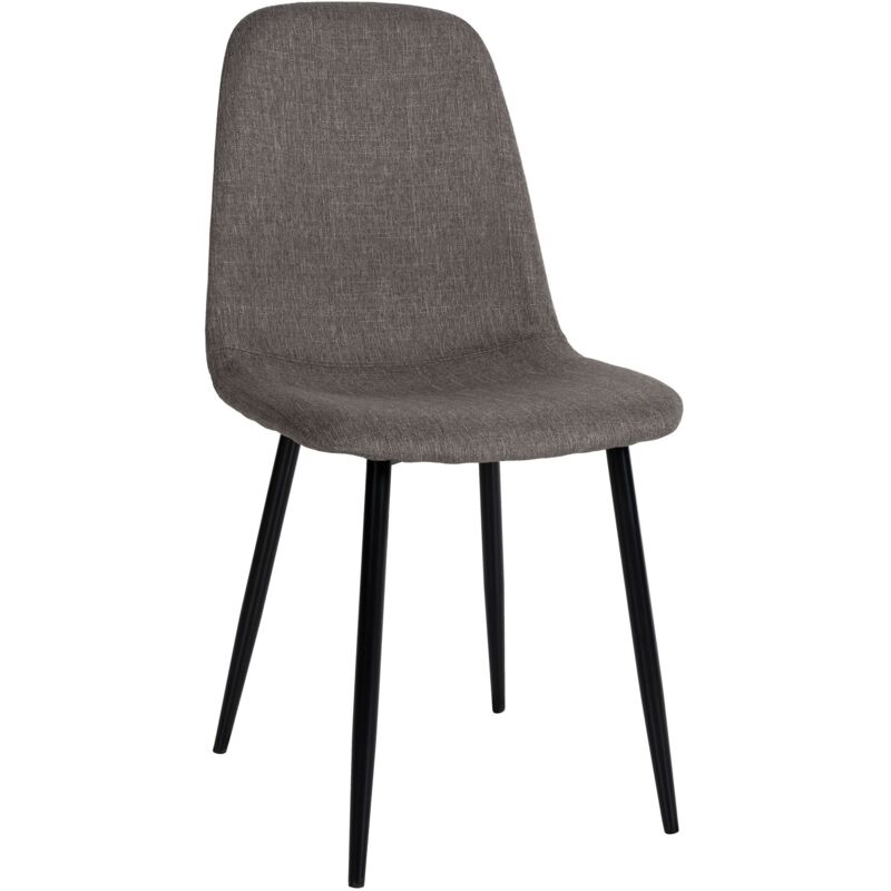 Chaise de salle à manger Napier Taupe Tissu