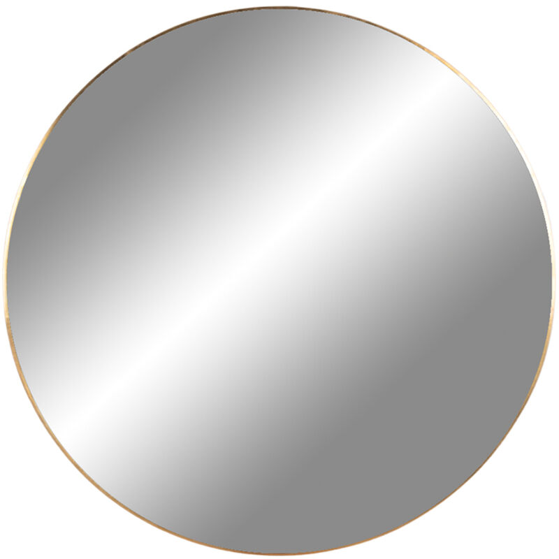 Ebuy24 - Jeanne Miroir ø 60 cm, cadre en look laiton.