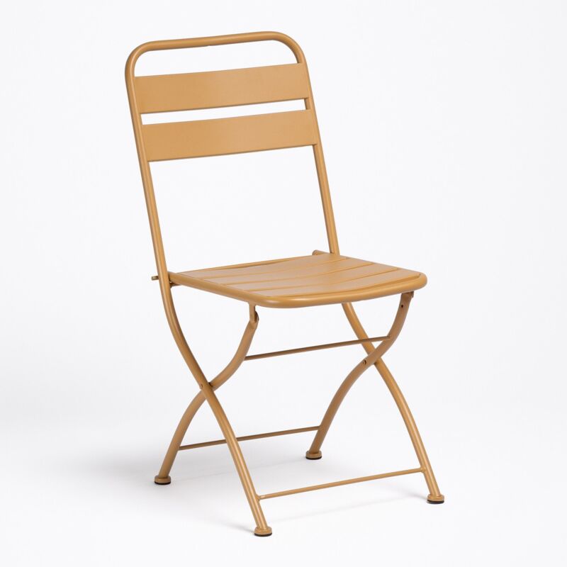 Chaise de salle à manger pliante Janti Sklum Moutarde