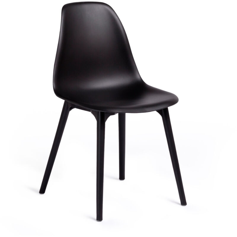 Sklum - Chaise de salle à manger Scand en polypropylène Noir