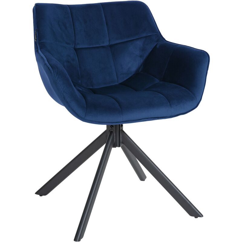 CLP - Chaise de salle à manger Blu Westport Velvet Blu