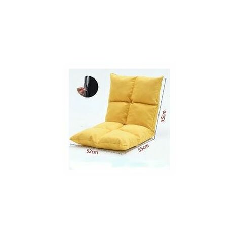 Chaise de sol japonaise pliante réglable paresseux canapé chaise sol jeu canapé chaise rembourrée chaise longue douce chaise longue avec support arrière-