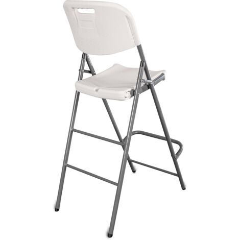 Chaise de table basse - Blanche