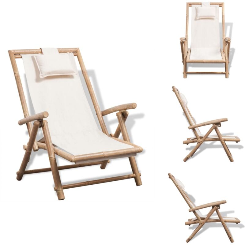 Chaise de terrasse d'extérieur Bambou - Chaises De Jardin - Chaises Pliables - Mobilier De Jardin - Chaise Extérieure - Chaise En Bambou