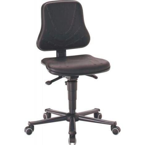 Chaise de travail Solitec 2 sur roulettes Skai 9208-2571