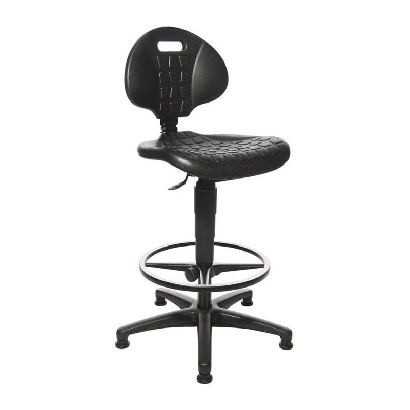 Chaise de travail TEC 20 Counter PU noir