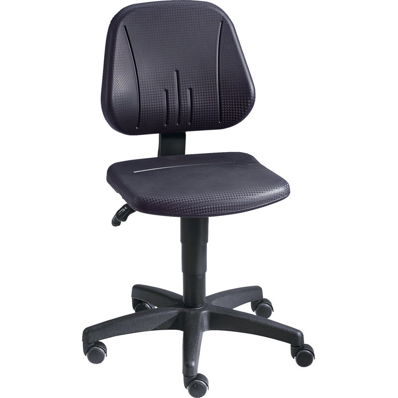 Chaise de bureau pivotante Unitec avec roulettes, rembourrage intégral, noir, 440-620 mm Chaise de bureau pivotante Unitec avec roulettes, rembourrage intégral, noir, 440-620 mm
