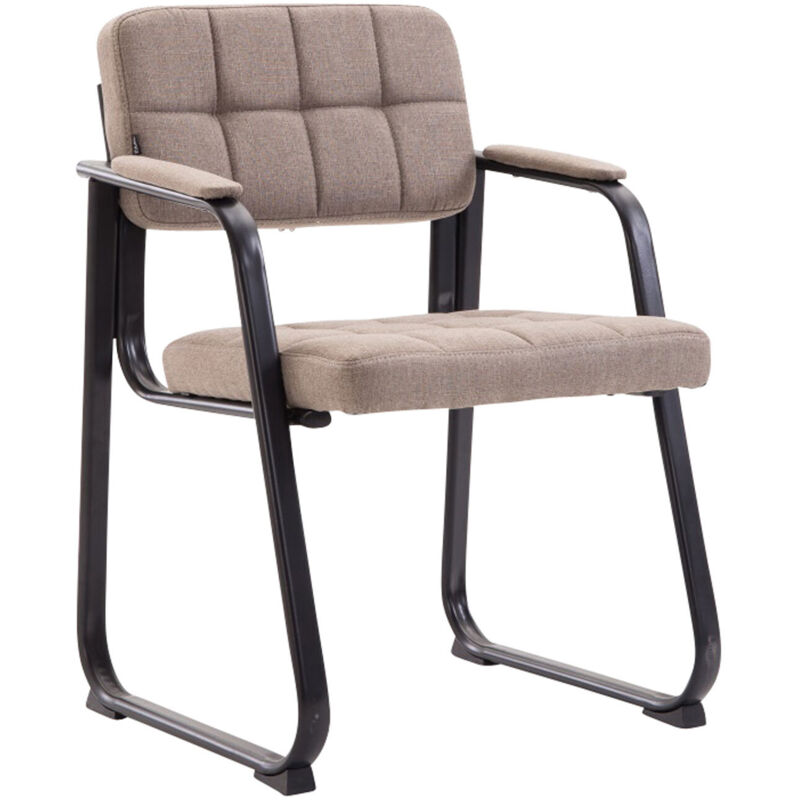 Chaise Visiteur Canada b tissu Taupe