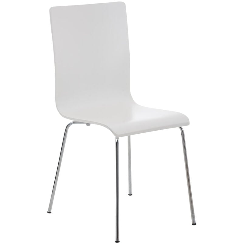 CLP - Chaise de style moderne assis avec des formes ergonomiques disponibles différentes couleurs colore : Blanc
