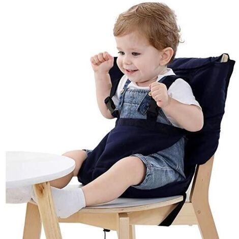 Chaise de voyage pour enfants Modèle - Pliable - Lavable - Housse de salle à manger haute