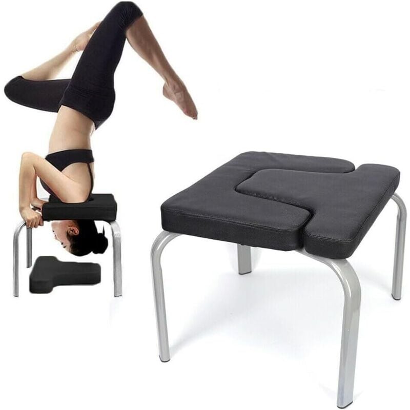 Chaise de Yoga Fitness Banc d'exercice pour le support de tête inversé Tabouret d'entraînement Support de tête
