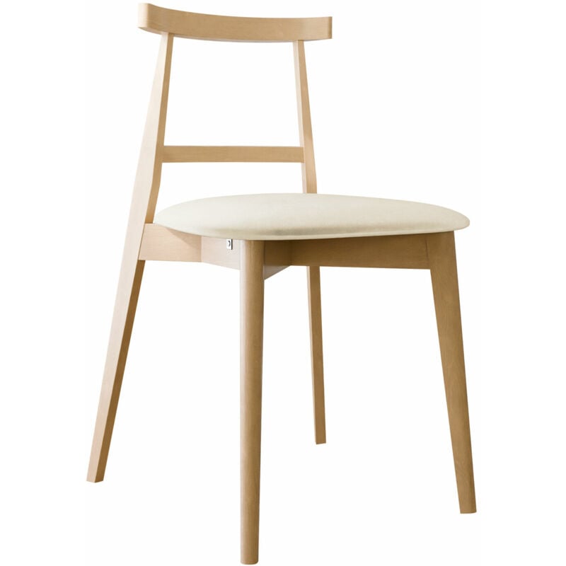 Mobilier1 - Chaise Dearborn 104, Magic Velvet 2250, 75x48x54cm, Tapisserie, En bois, Bois