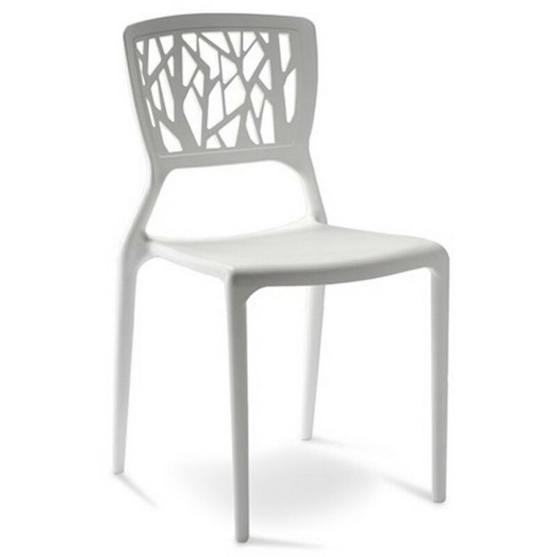 Designetsamaison - Chaise design blanche - Verdi