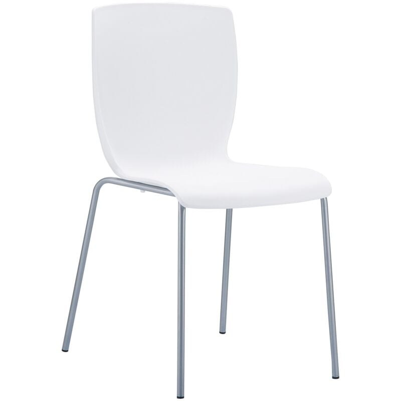 Chaise design Mio blanc