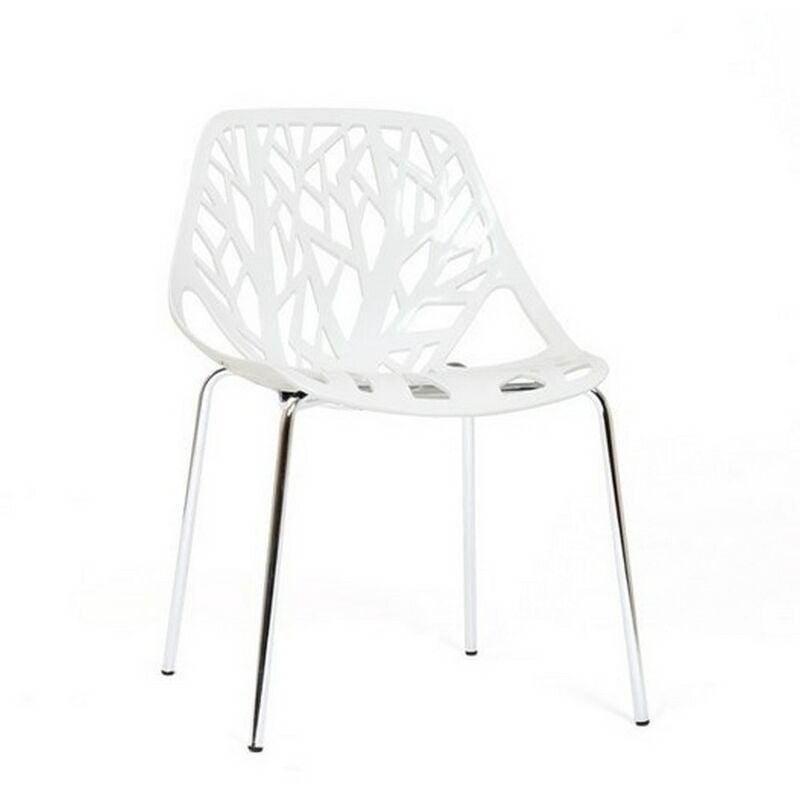 Chaise design blanche - Lily