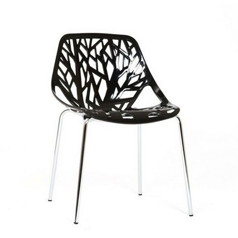 Chaise design noire - Lily - Designetsamaison
