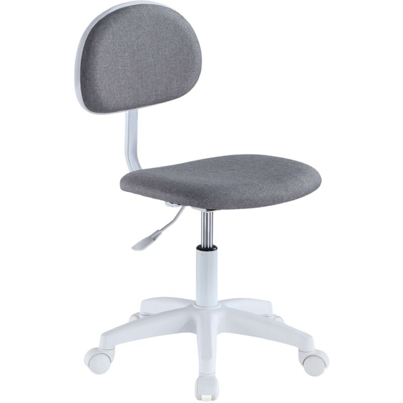 Miroytengo - Chaise d'étude gris et blanc -color terri