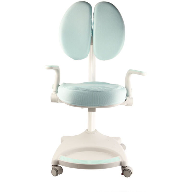 Chaise d'étude pour enfants réglable en hauteur ergonomique pour l'apprentissage à domicile Bleu