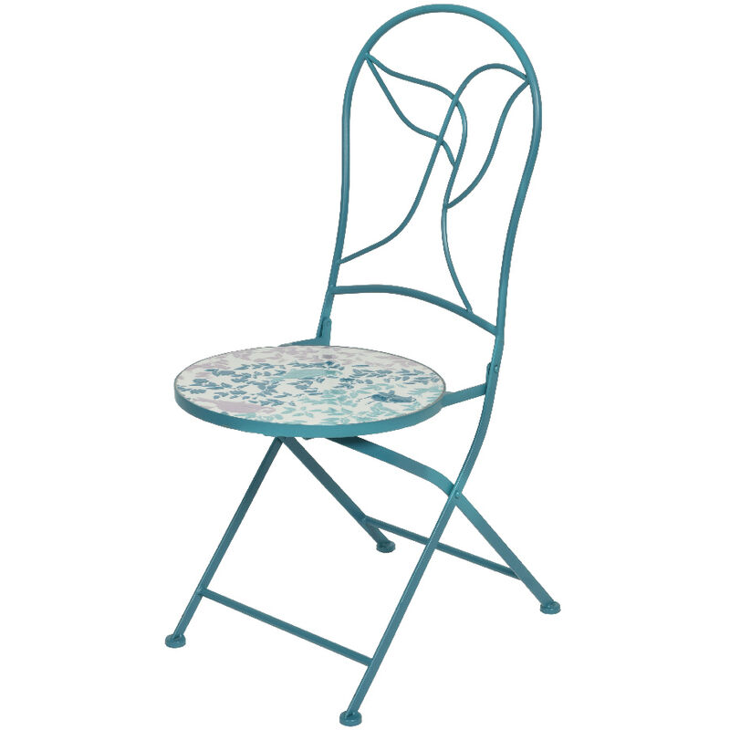 Webmarketpoint - Chaise de bistrot pliante en fer pour l'extérieur Minca
