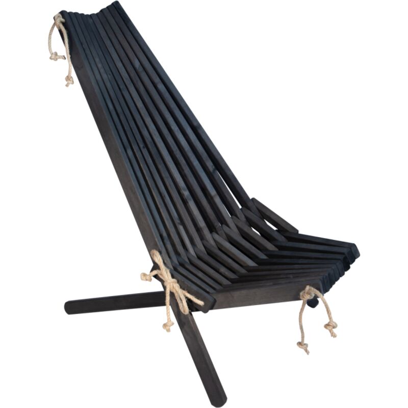 Chaise EcoChair en aulne huilé noir – EcoFurn