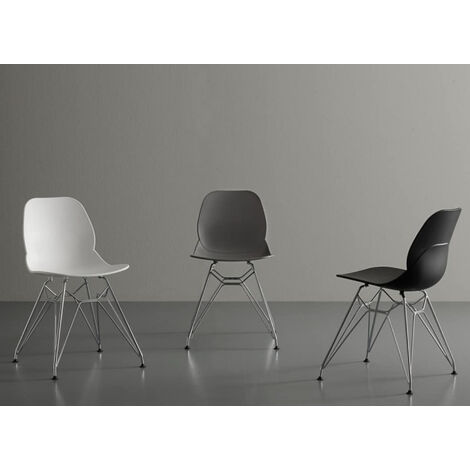 Chaise Eiffel - Lot de 2-Noir