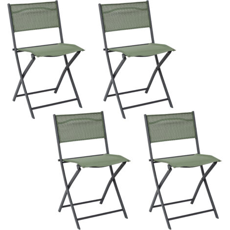 Chaise Elba Kaki - Lot De 4