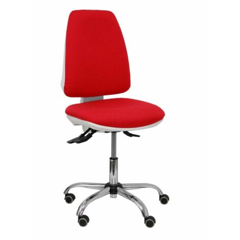 Chaise Elche blanc asincro bali rouge parquet roulettes